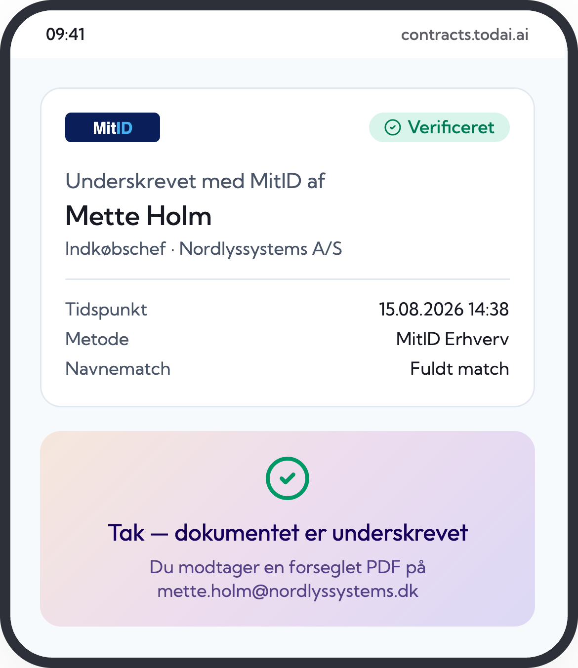 Underskrevet med MitID