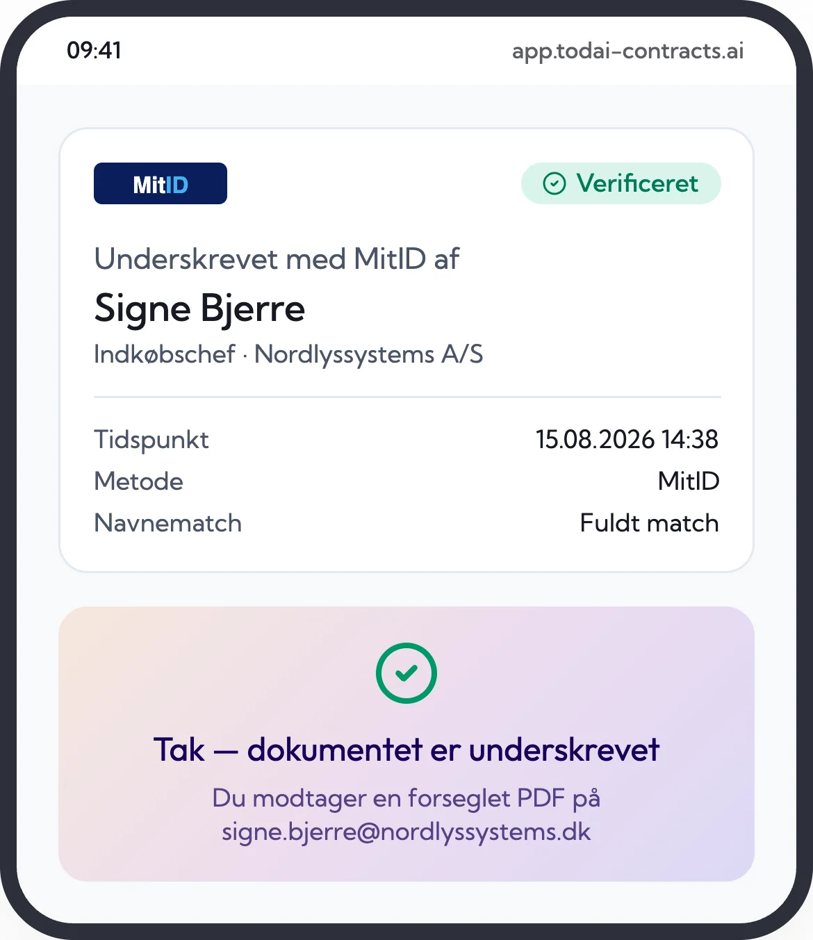 Underskrevet med MitID